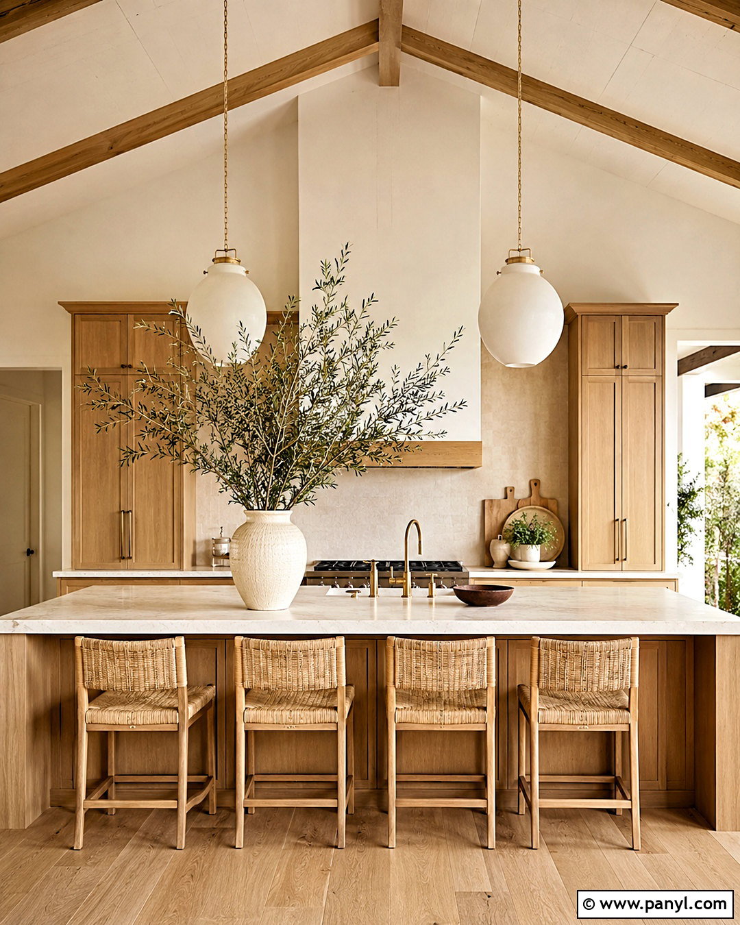 Kitchen Island With Tall Branches - 20 center island decor ideas