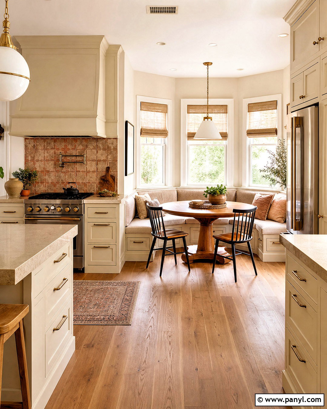 Kitchen Layout With Breakfast Nook - 20 kitchen layout ideas
