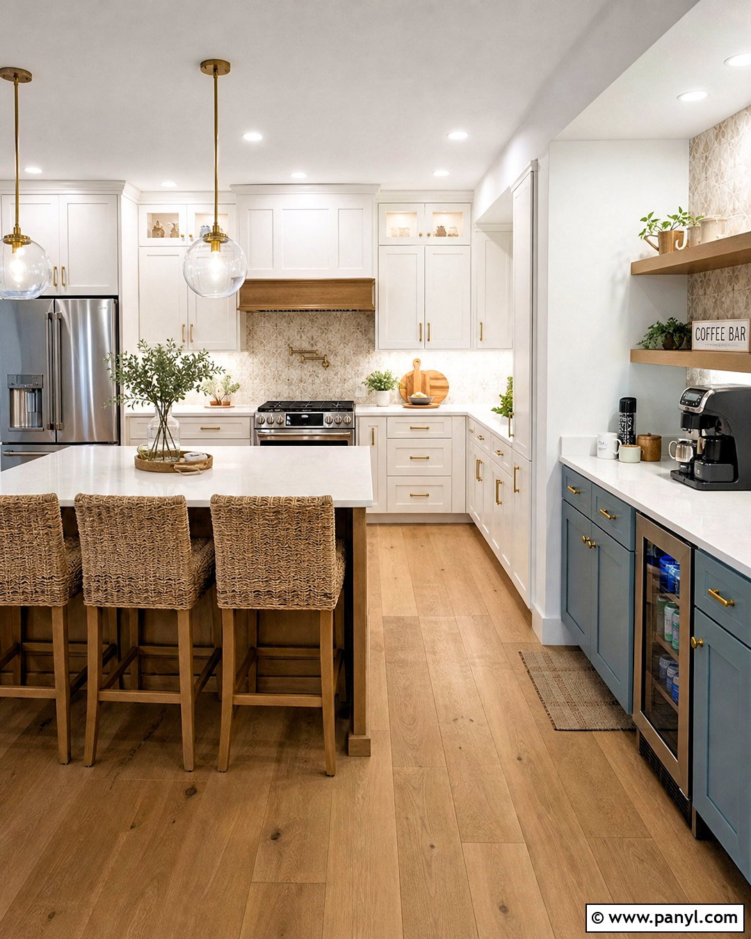 Kitchen Layout With Coffee Bar - 20 kitchen layout ideas