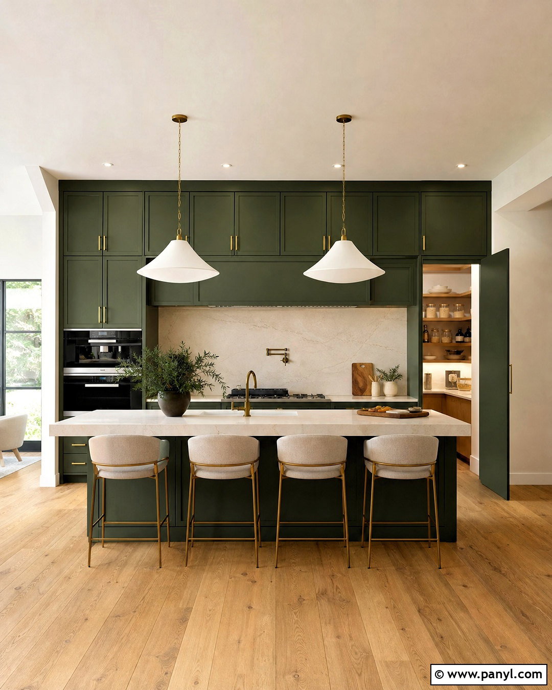 Kitchen Layout With Hidden Pantry - 20 kitchen layout ideas