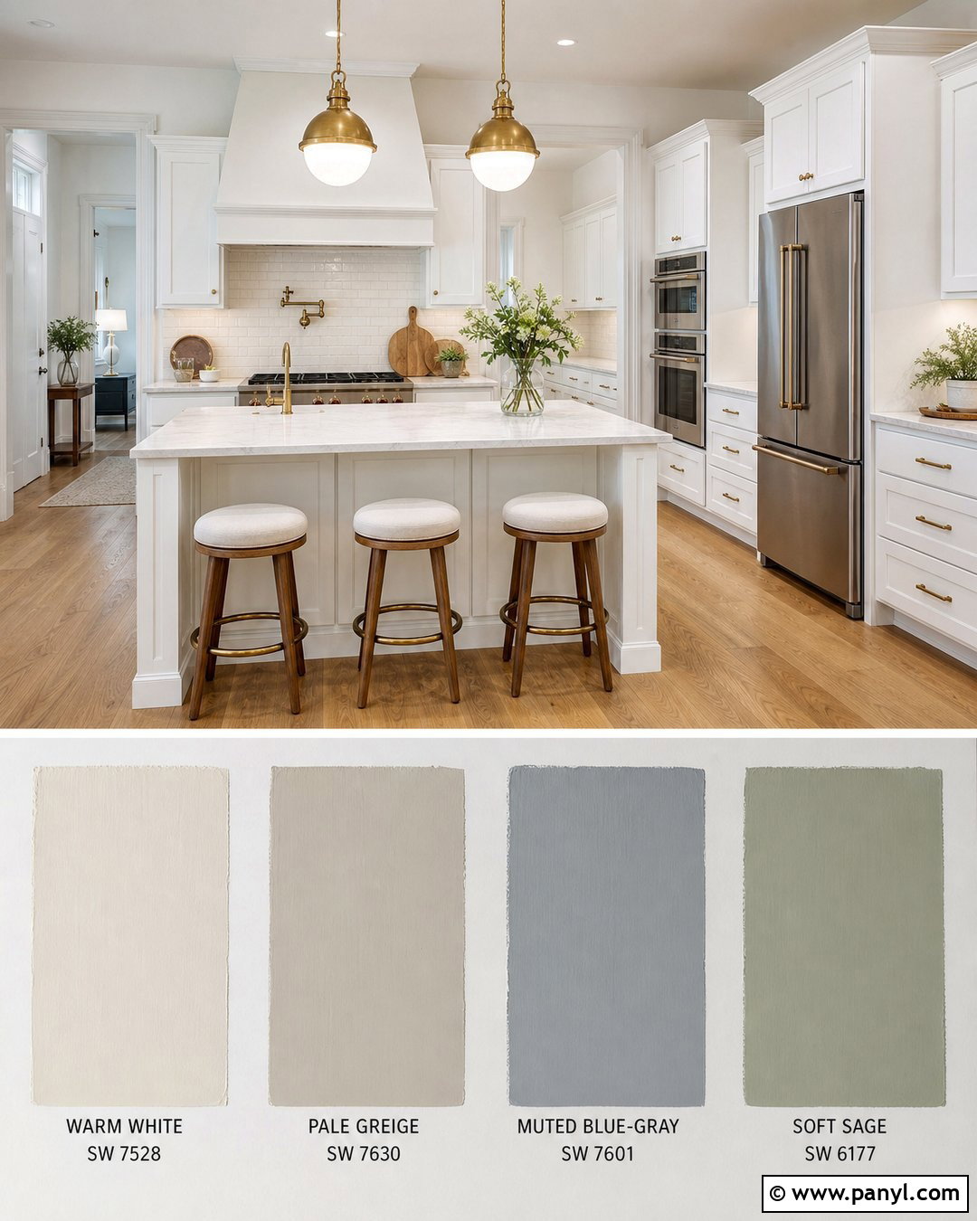Kitchen Paint Samples Near Cabinets - 25 Paint Samples On Wall Ideas