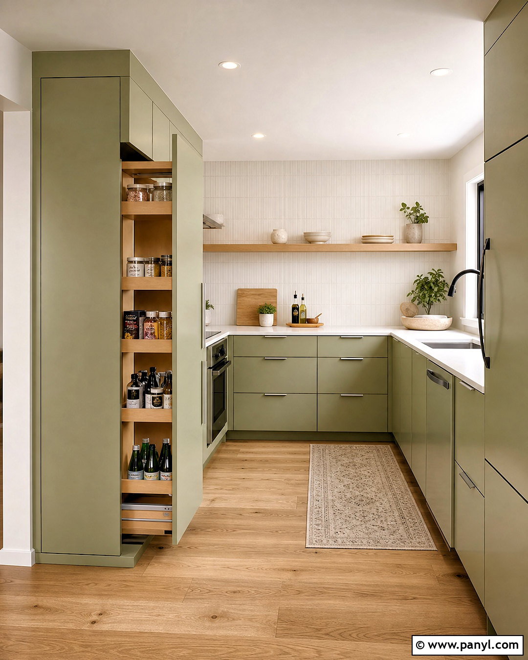 Kitchen With Hidden Pantry - 20 very small kitchen ideas