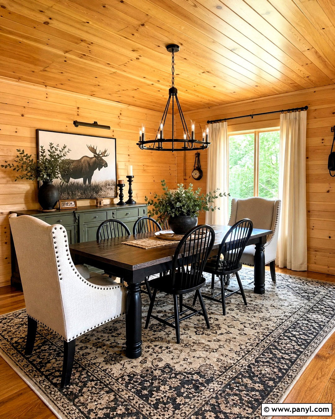 Knotty Pine Cabin Dining Room - 20 knotty pine cabin ideas