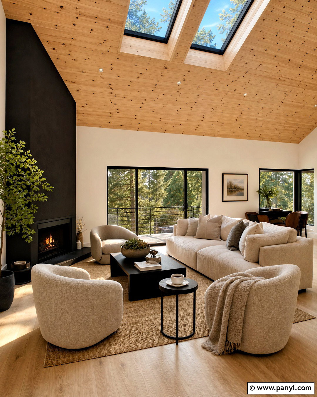 Knotty Pine Ceiling With Skylights - 20 knotty pine ceiling ideas