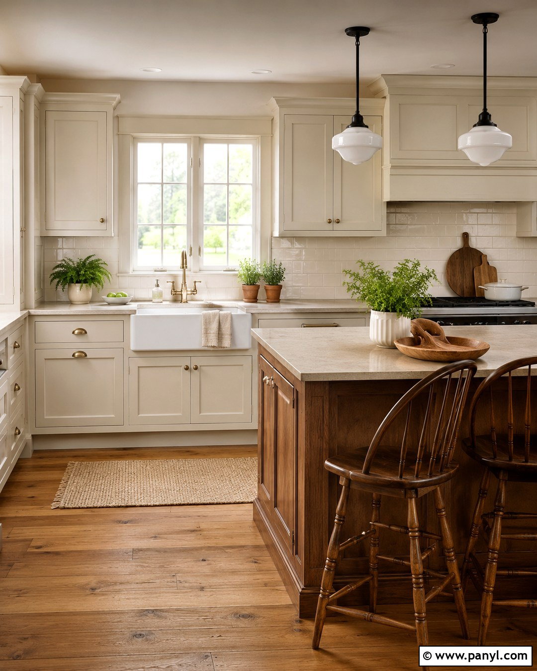 KraftMaid Cottage Cabinets With A Farmhouse Sink - 20 Kraftmaid Cottage Color Ideas