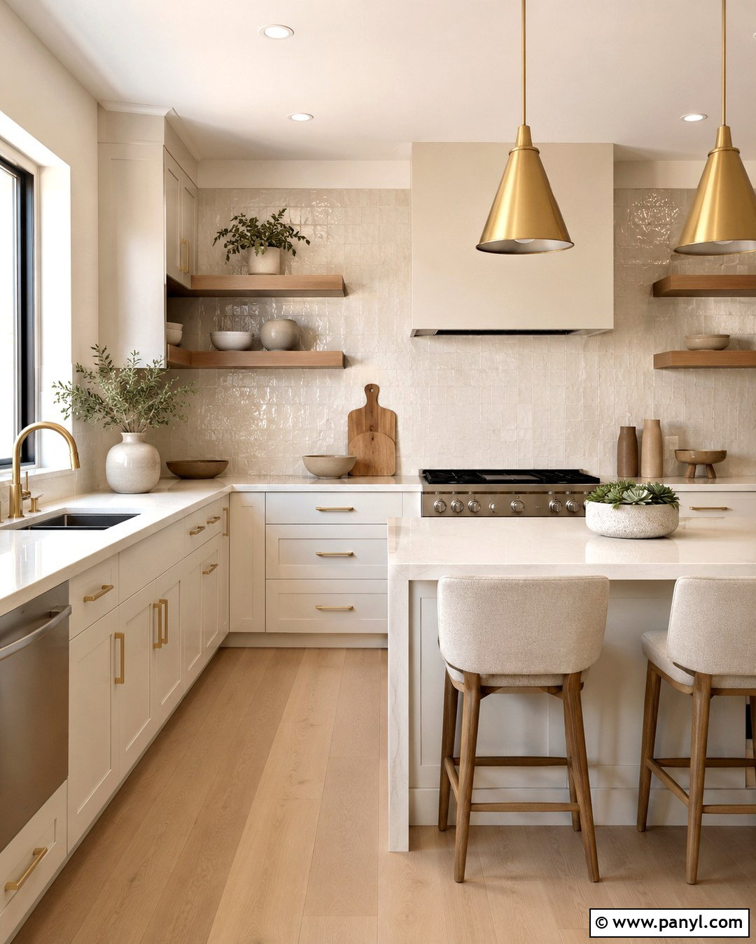 KraftMaid Cottage Cabinets With Zellige Tile - 20 Kraftmaid Cottage Color Ideas