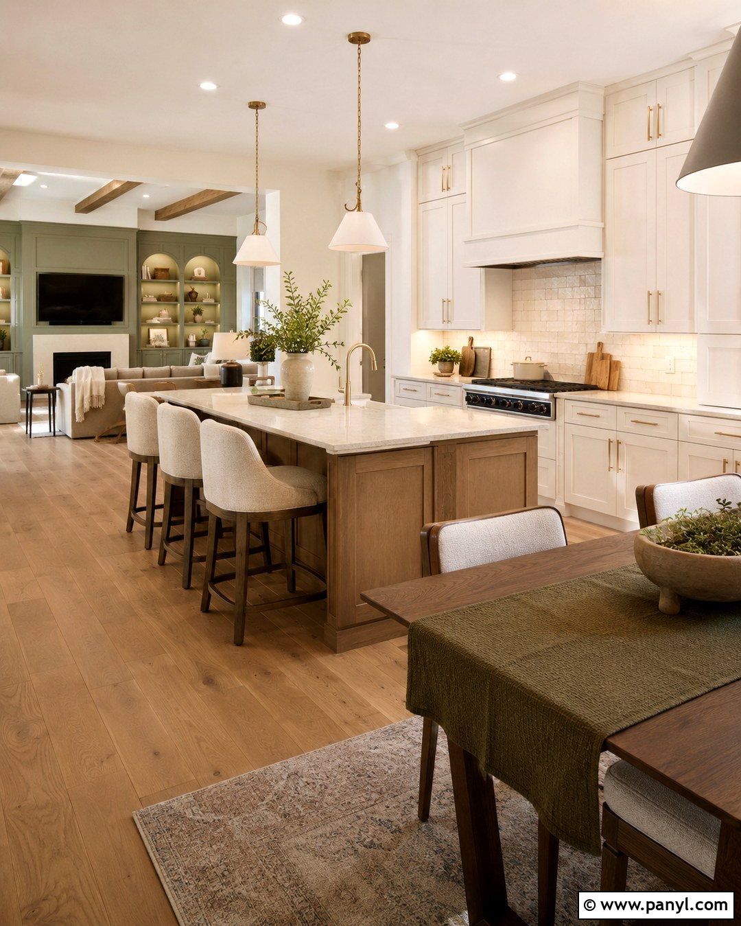KraftMaid Cottage Open Concept Kitchen - 20 Kraftmaid Cottage Color Ideas