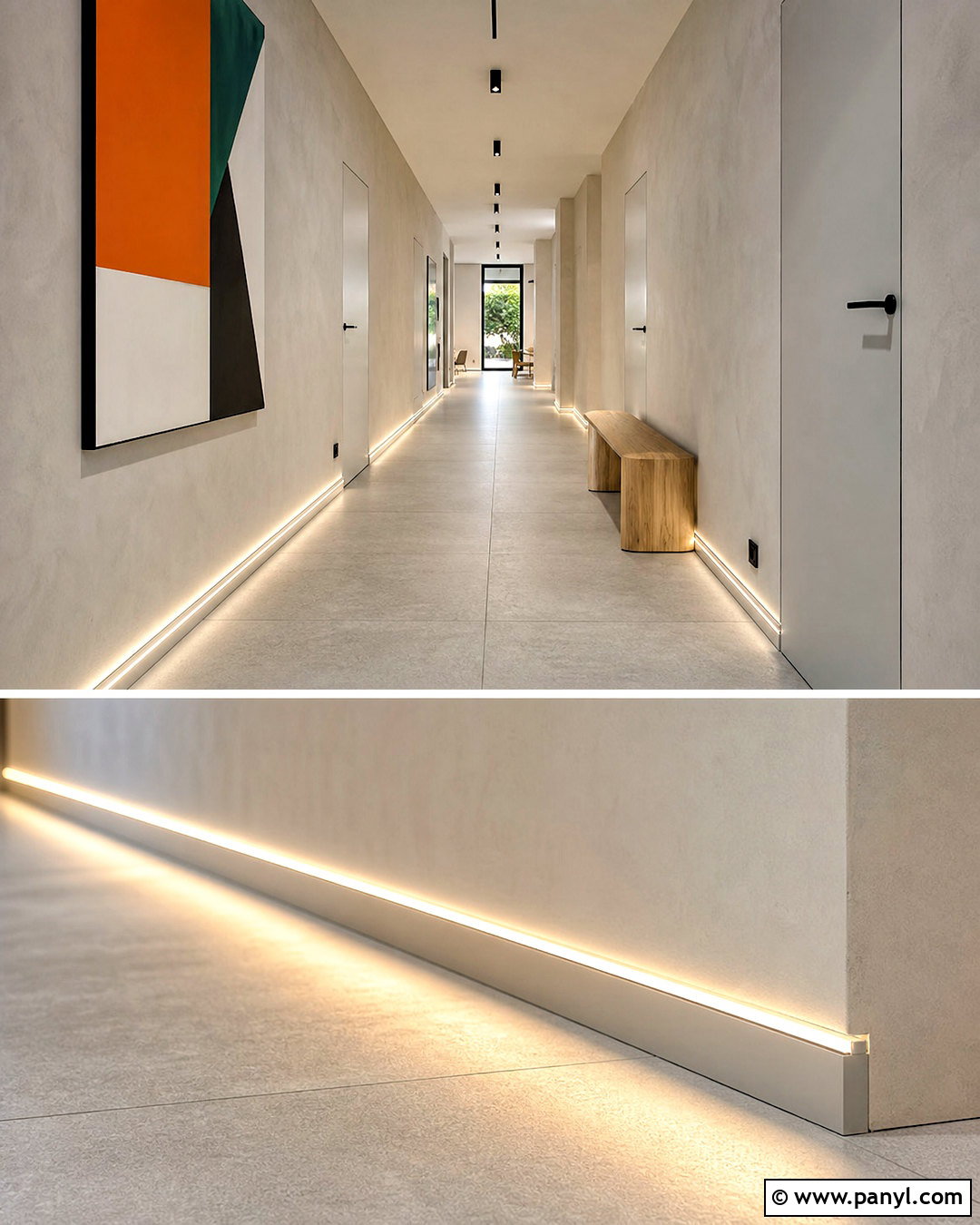 LED Skirting Board - 20 skirting board ideas modern ideas