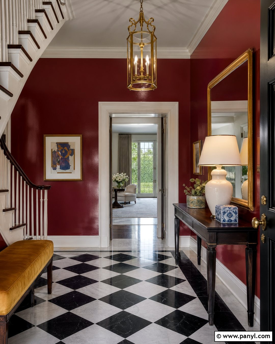 Lacquered Wall Paint Finish - 30 paint finishes for walls