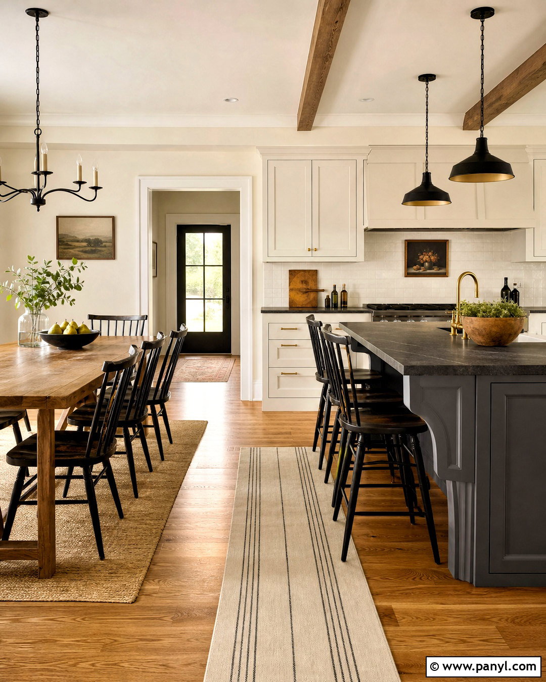 Lancaster Whitewash HC-174 Walls - 20 ivory paint colors for walls