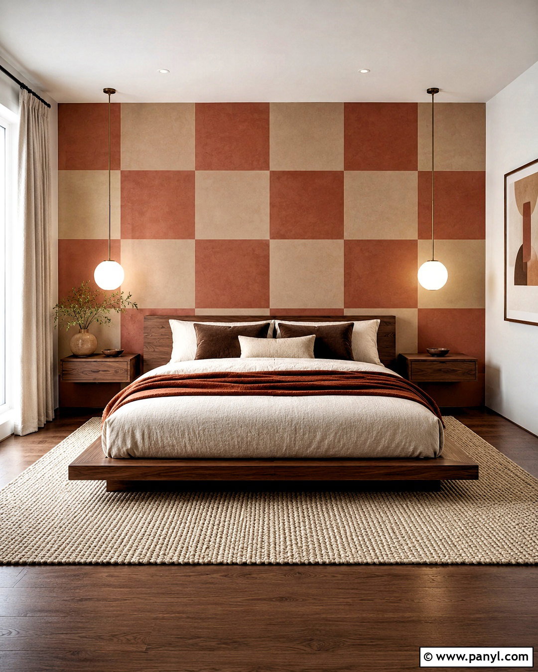 Large Checkerboard Bedroom Wall - 20 checkerboard wall ideas