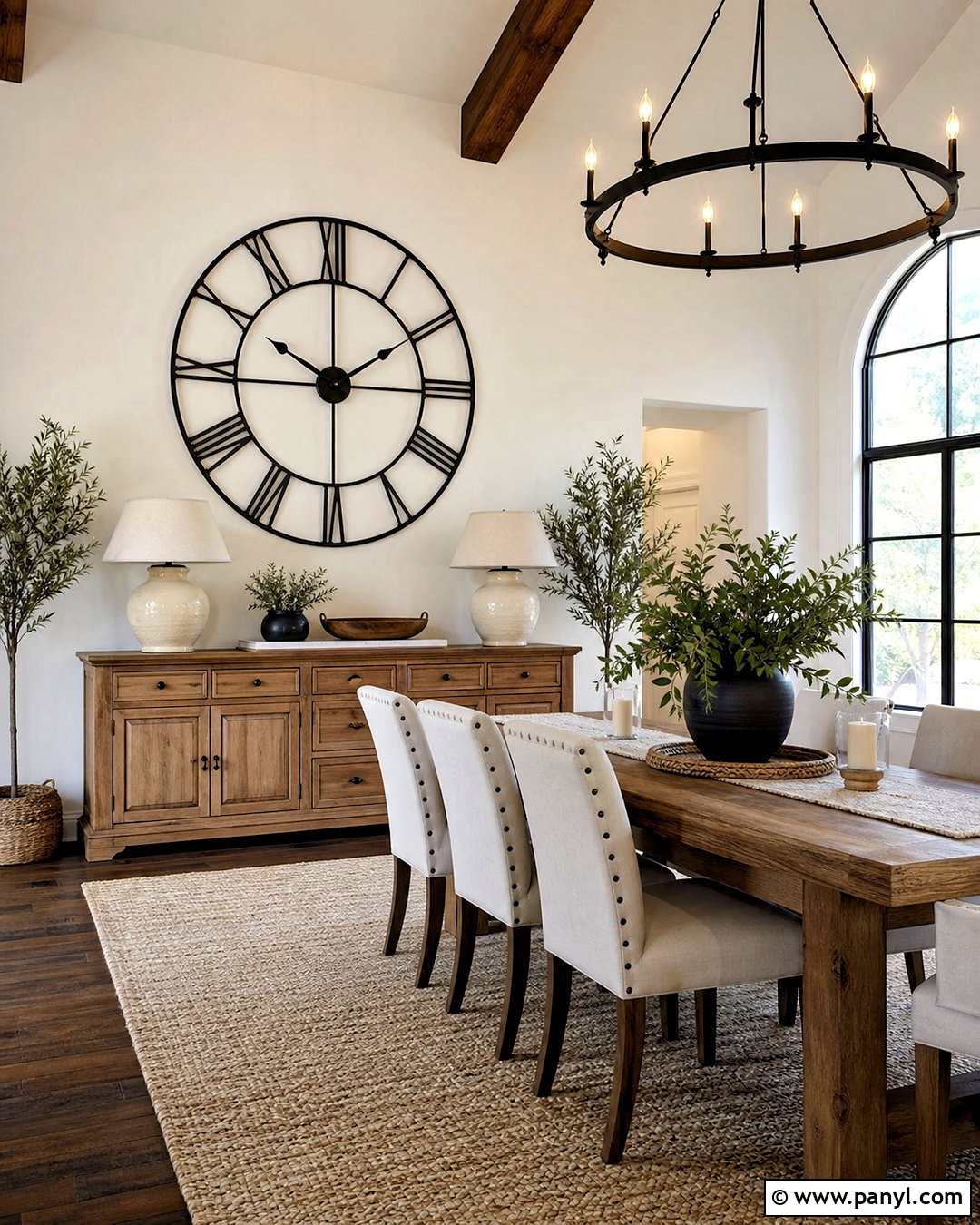 Large Clock For Tall Walls - 20 how to decorate tall walls high ceilings