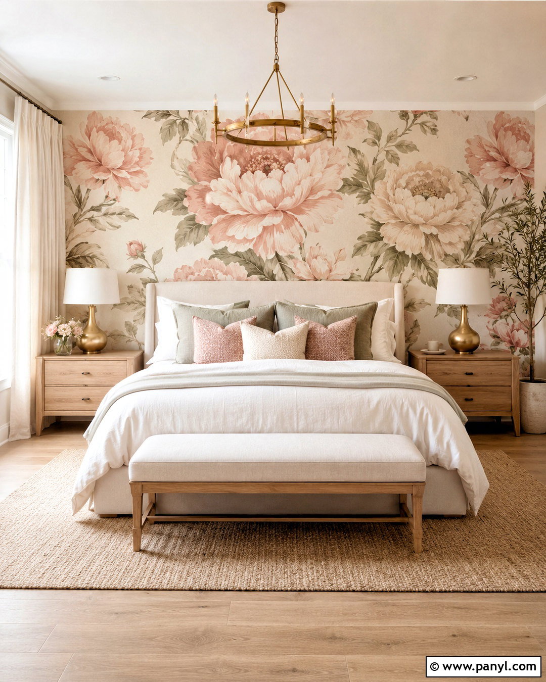 Large Floral Wallpaper Bedroom - 20 large floral wallpaper ideas