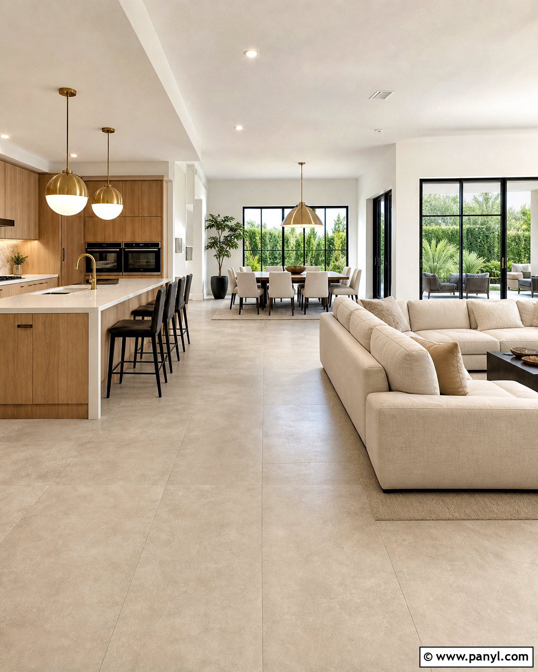 Large Format Porcelain Floor Tile - 20 floor tile design modern ideas