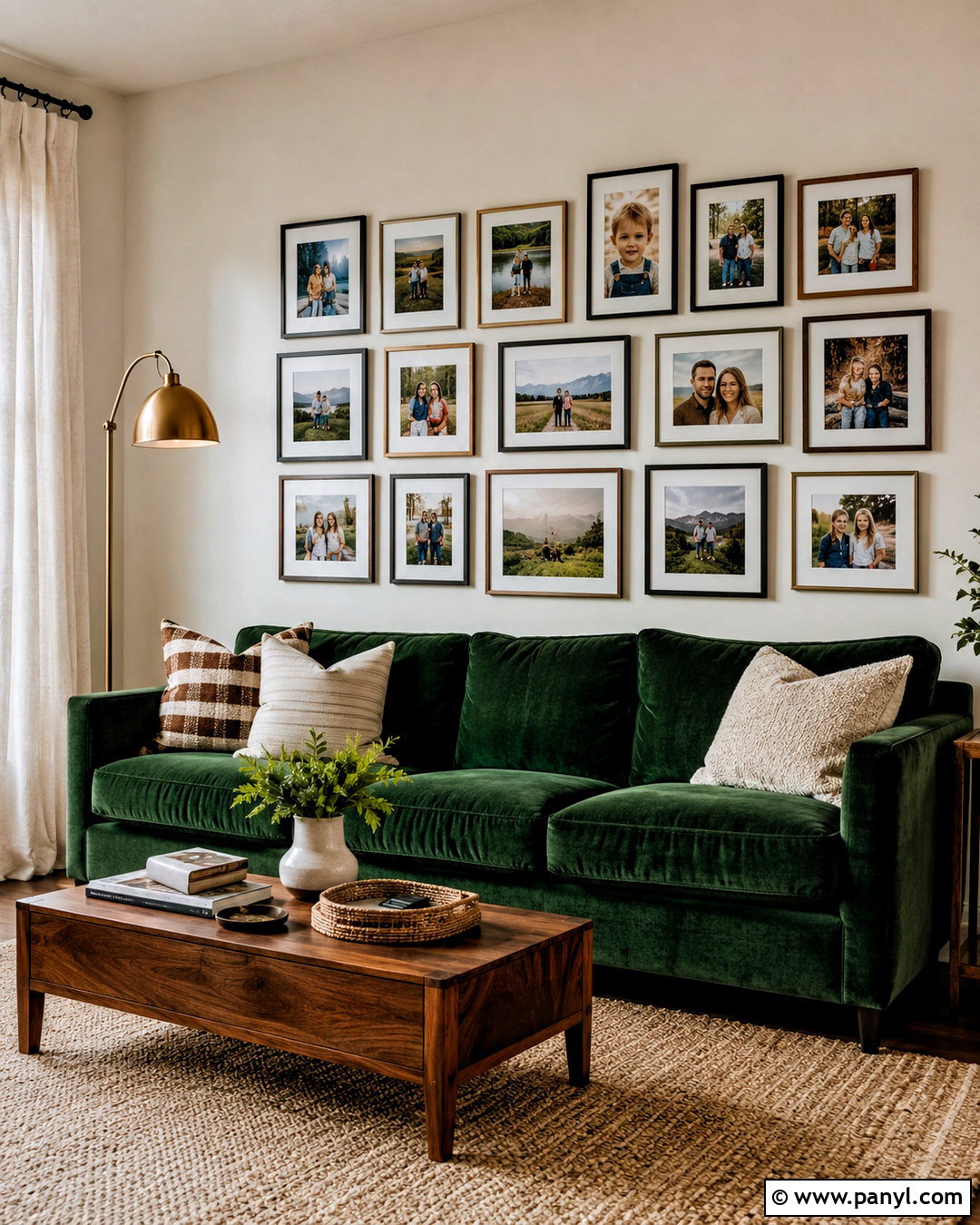 Large Photo Collage Wall - 20 photo collage wall ideas