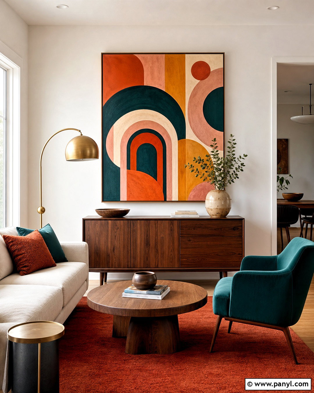 Large Retro Abstract Wall Art - 20 retro wall art ideas