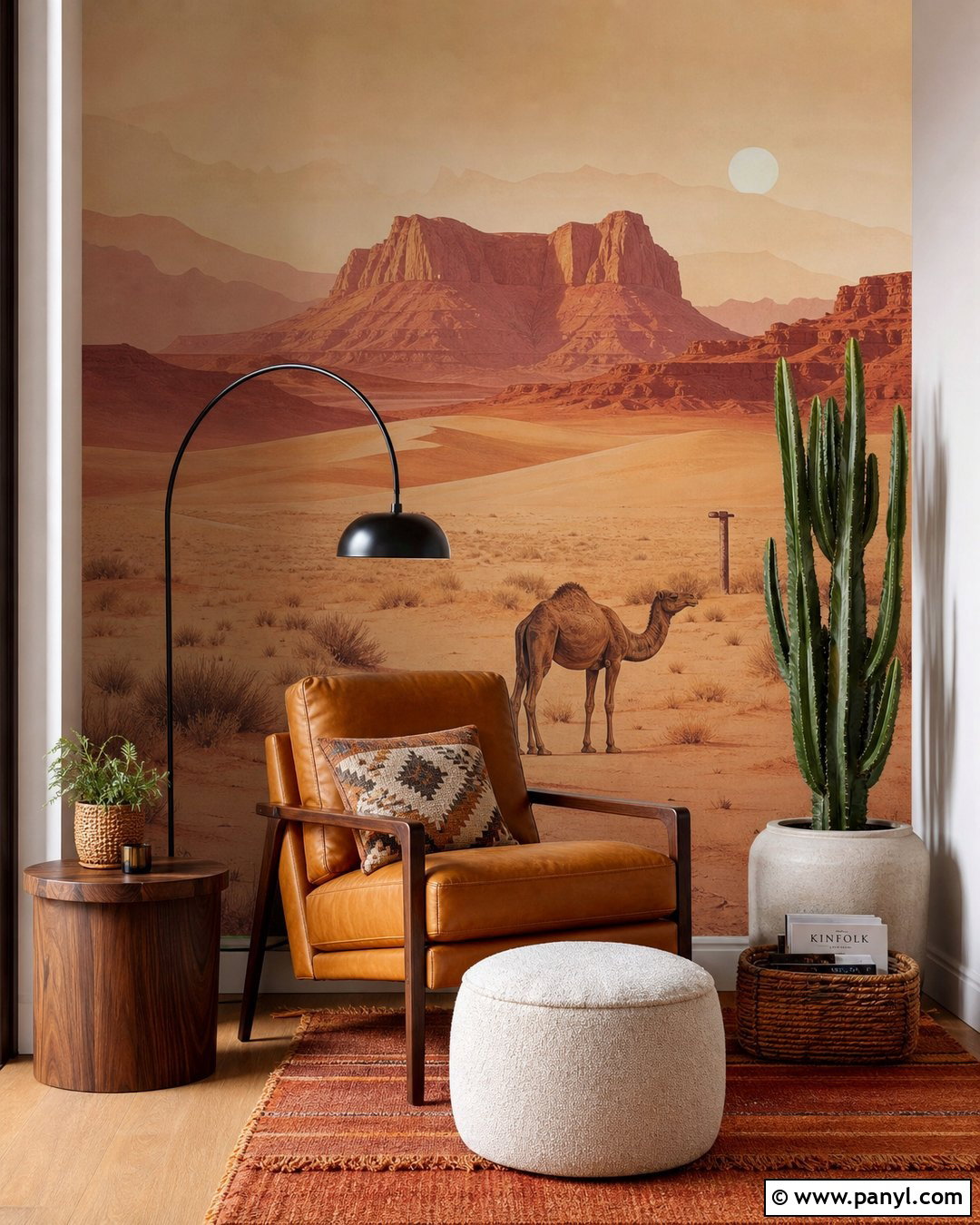 Large Scale Desert Wallpaper Reading Nook - 20 Floating Whisper - Large Scale Wallpaper Ideas