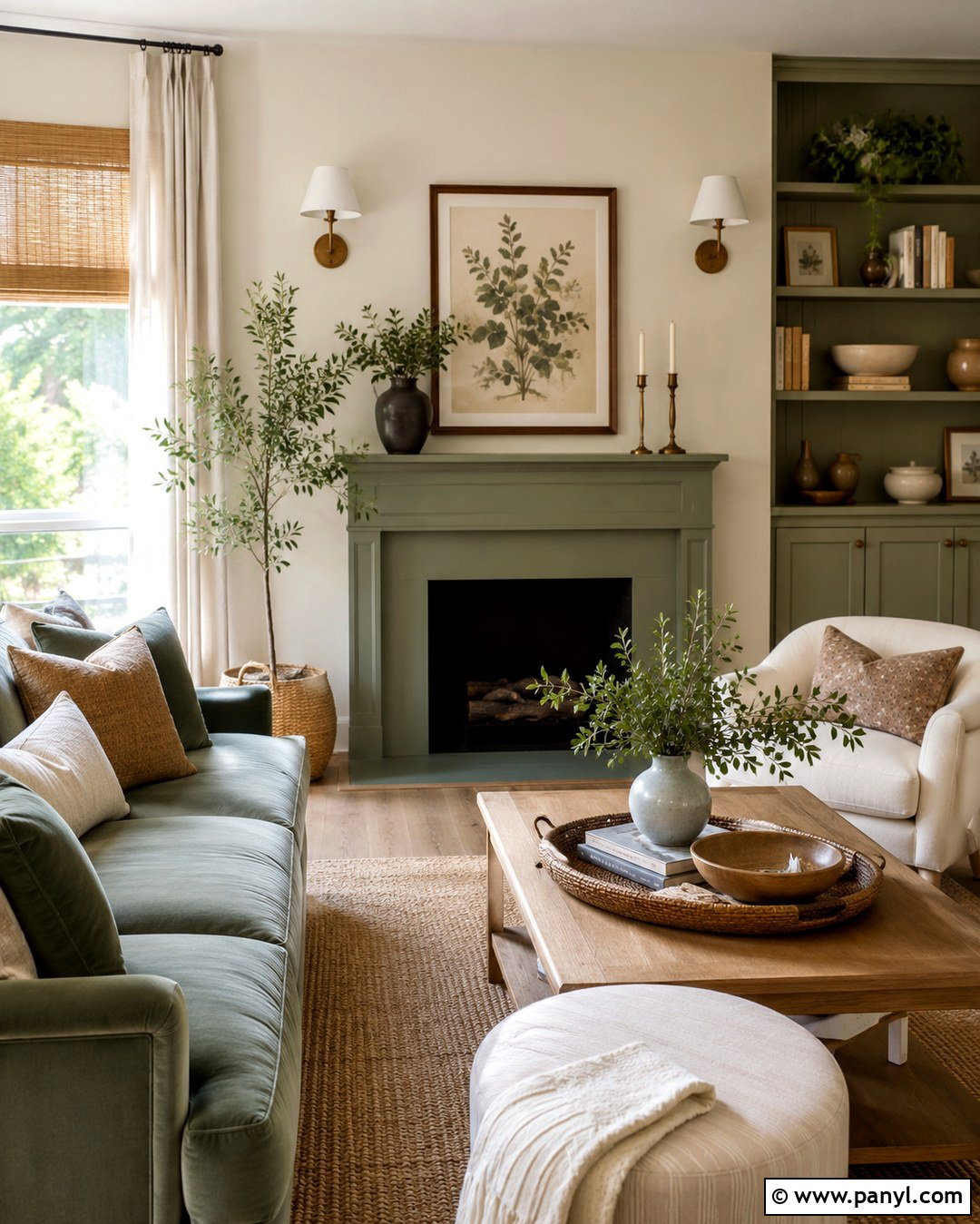 Latte Walls With Sage Green - 20 Late Color Wall Ideas