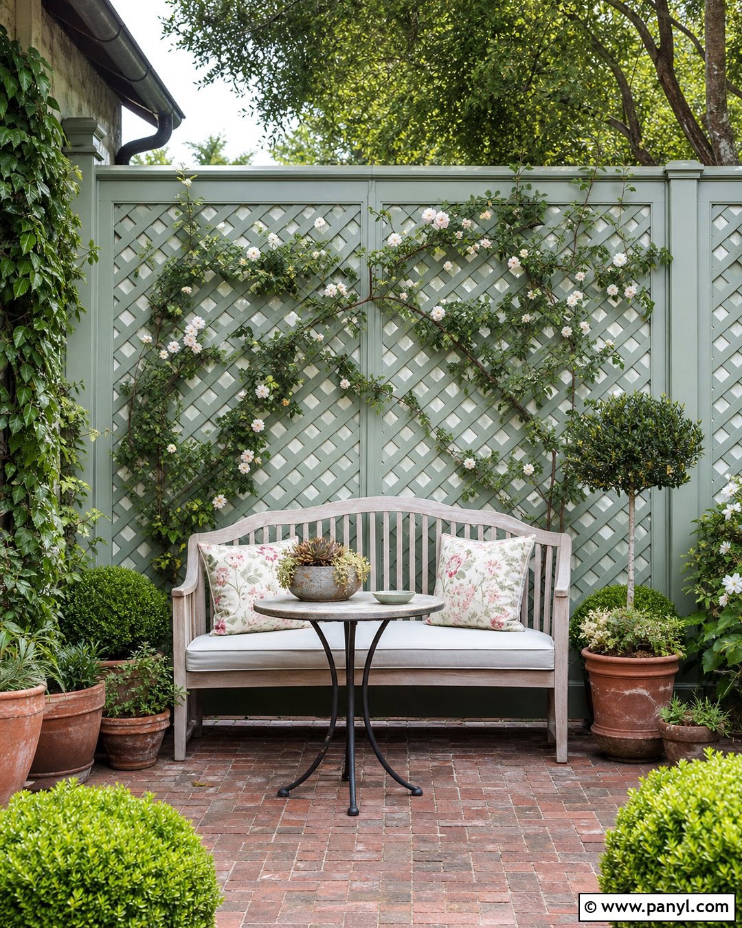 Lattice Outdoor Accent Wall - 35 Outdoor Accent Wall Ideas