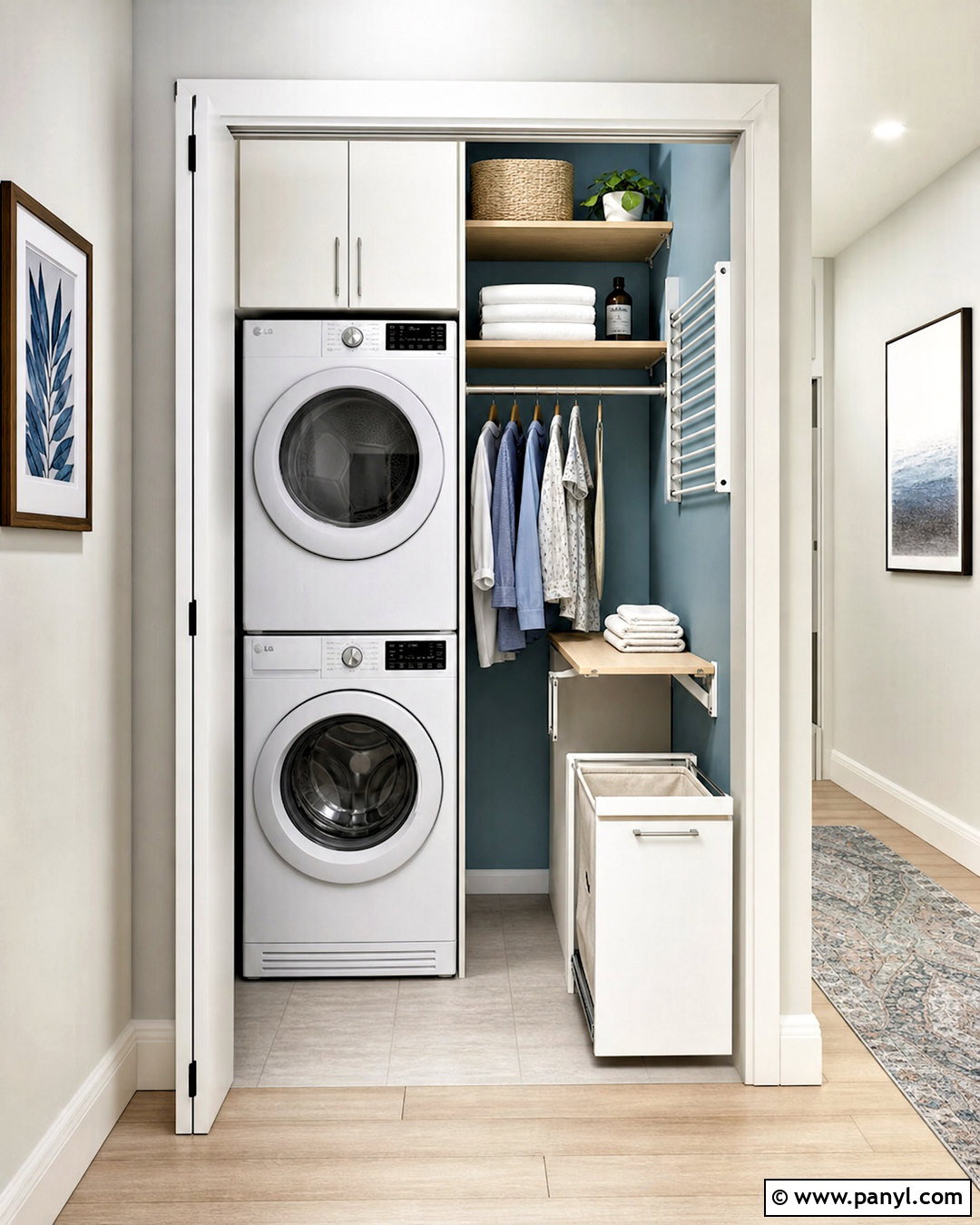 Laundry Closet With Sliding Doors - 20 laundry room ideas