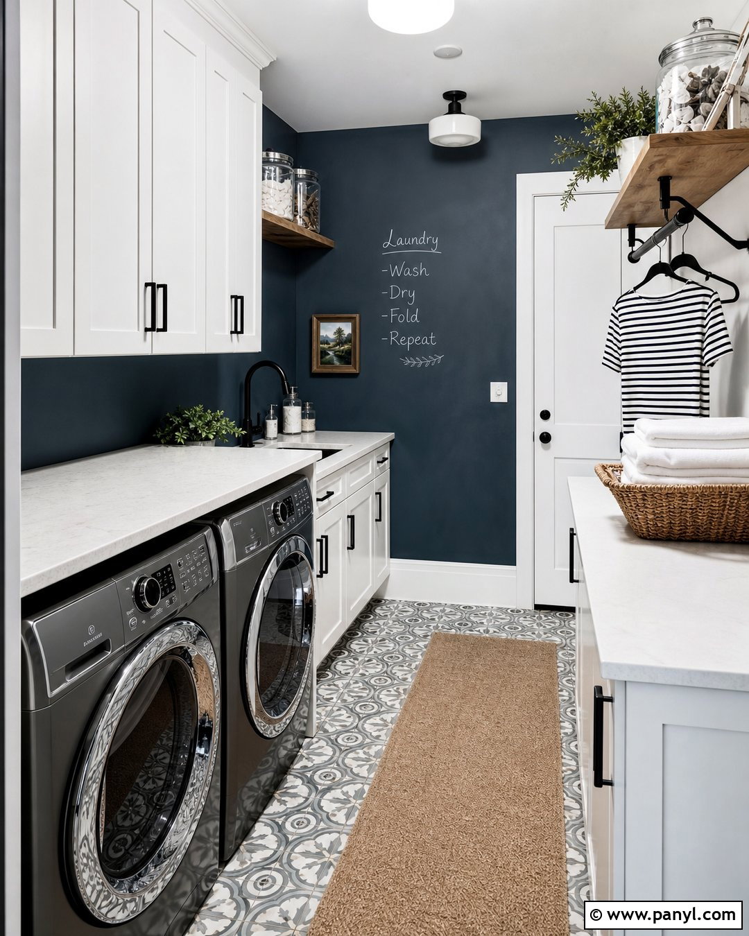 Laundry Room Chalkboard Wall - 20 Chalkboard Painted Wall Ideas