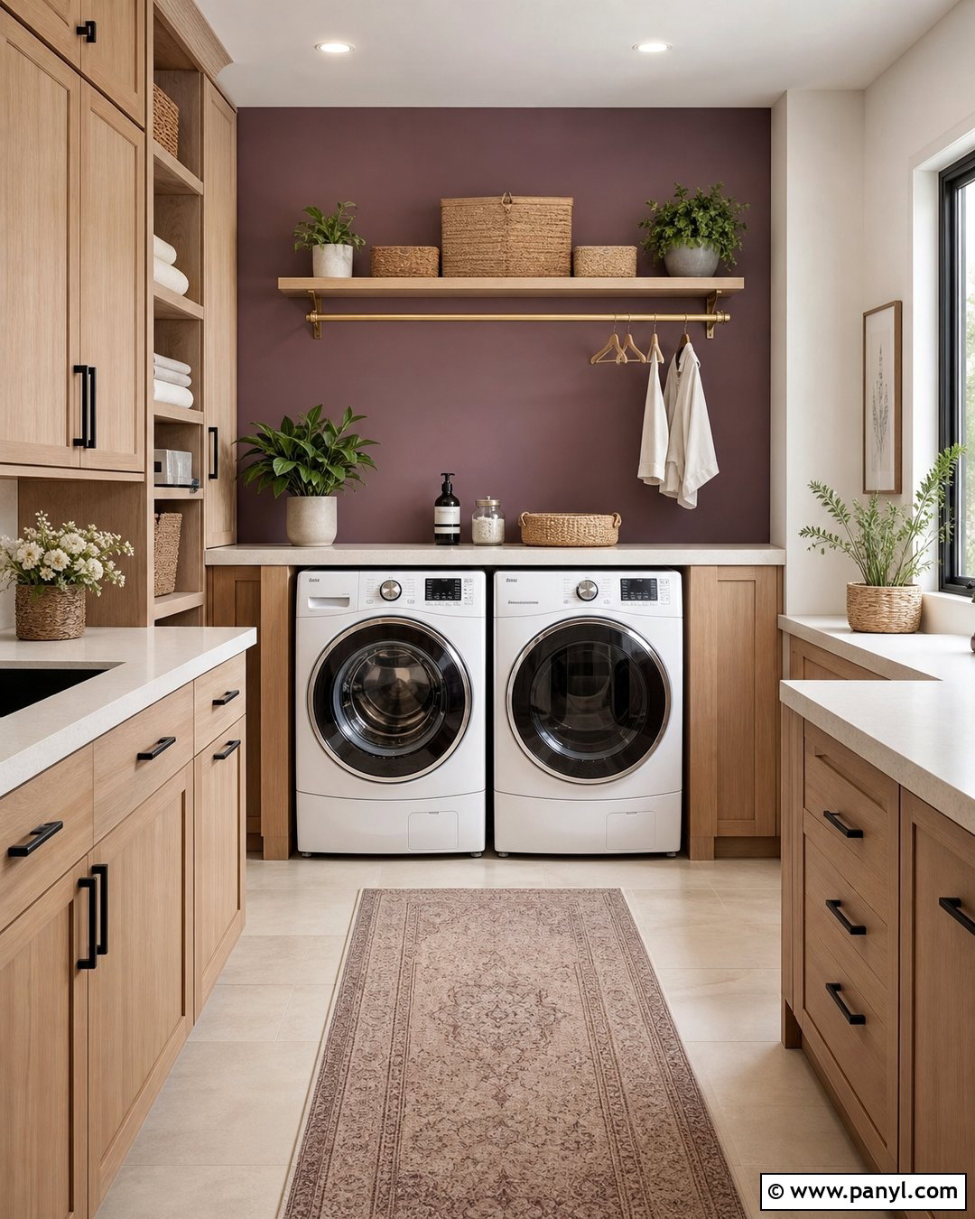 Laundry Room Mauve Accent Wall - 30 Mauve Accent Wall Ideas