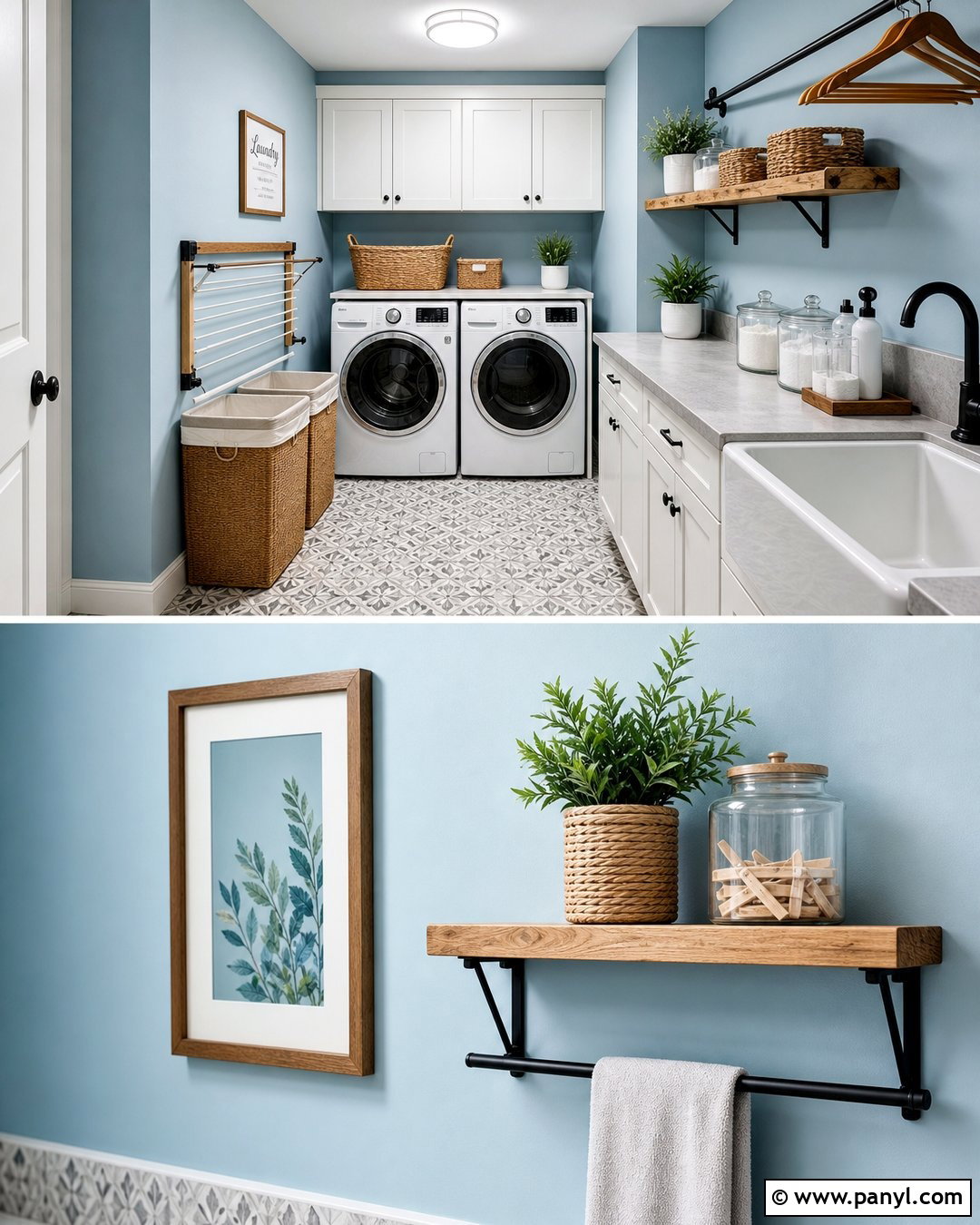 Laundry Room With Light Blue Walls - 50 light blue walls