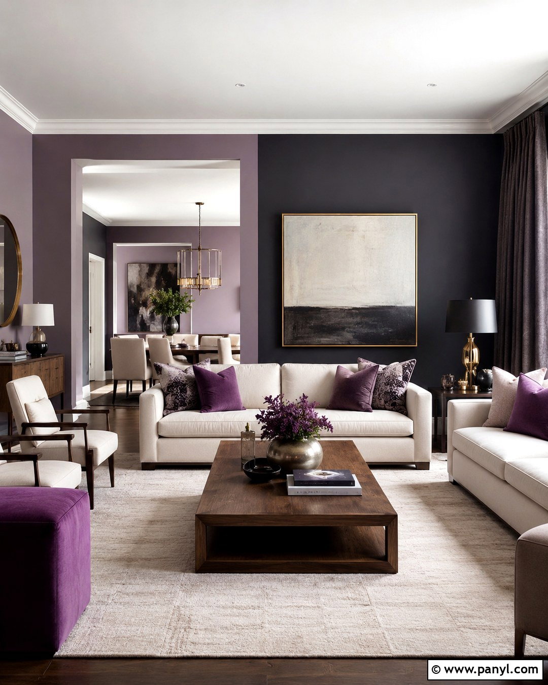 Lavender And Charcoal Grey Walls - 20 lavender and grey walls