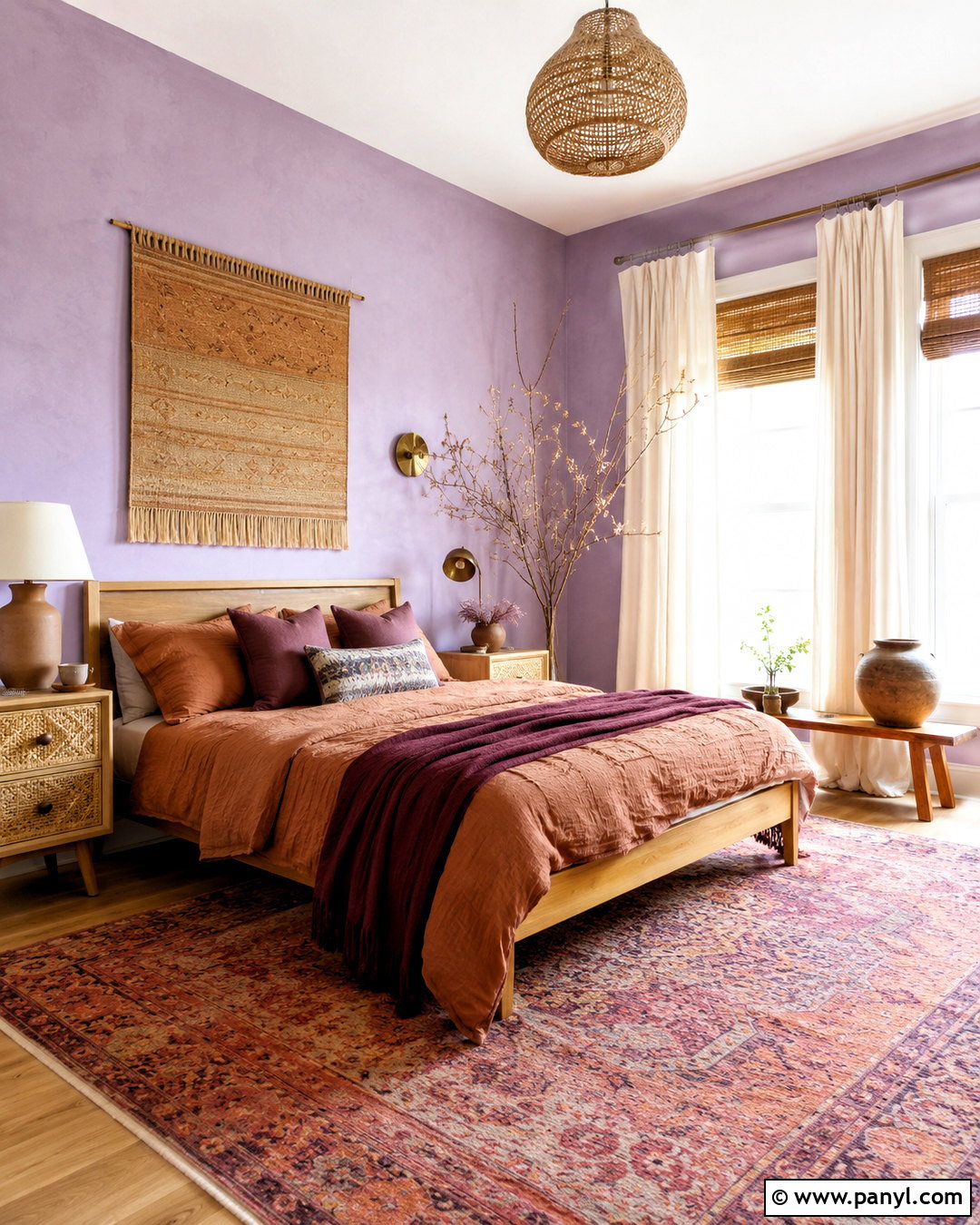 Lavender And Clay Bohemian Color Scheme - 20 bohemian color scheme ideas
