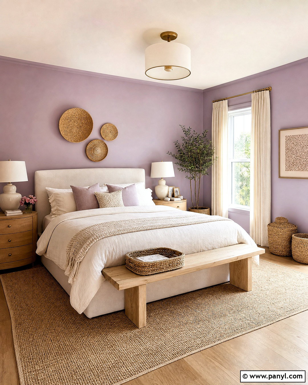 Lavender And Cream Bedroom - 20 lavender paint bedroom ideas