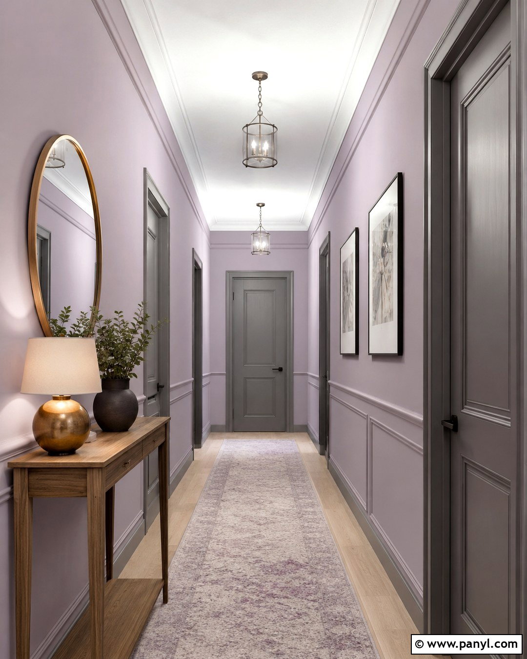 Lavender And Grey Hallway Walls - 20 lavender and grey walls