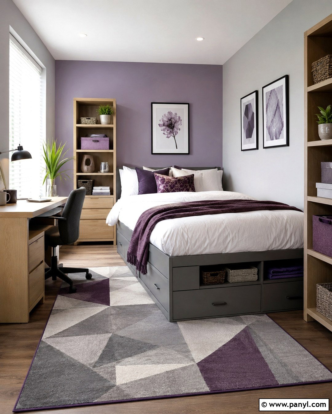 Lavender And Grey Teen Bedroom Walls - 20 lavender and grey walls