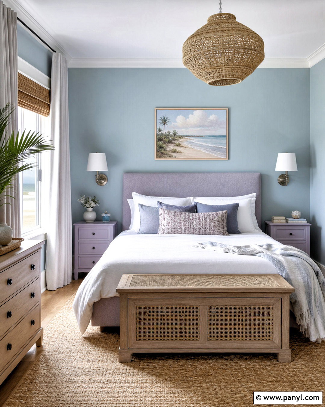 Lavender And Misty Blue Beach House Palette - 20 beach house color palette ideas