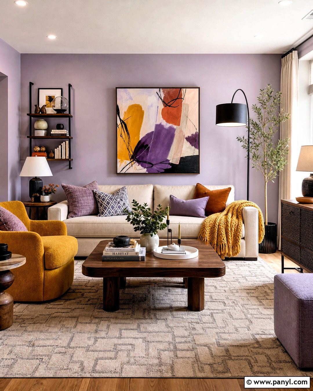 Lavender And Mustard Yellow Room - 20 lavender room ideas