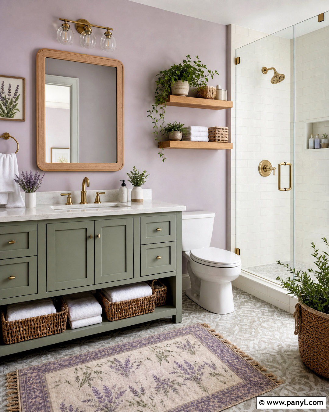 20 Lavender Bathroom Ideas for a Calm, Serene Spa-Like Escape