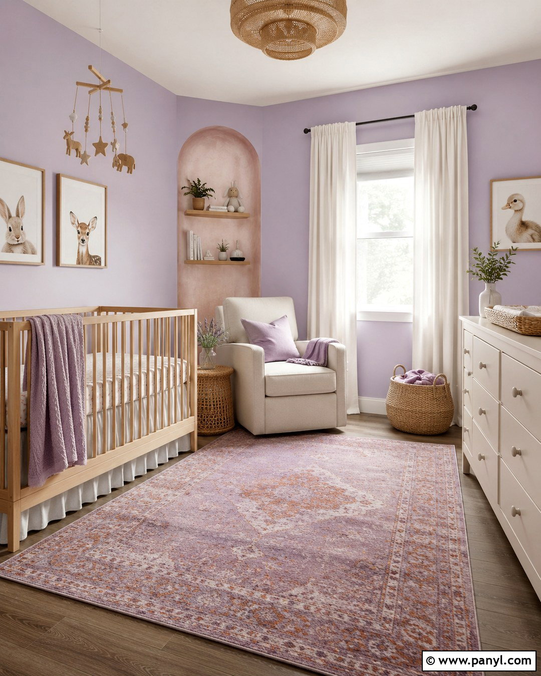 Lavender And Setting Plaster Nursery - 20 Farrow And Ball Lavender Ideas