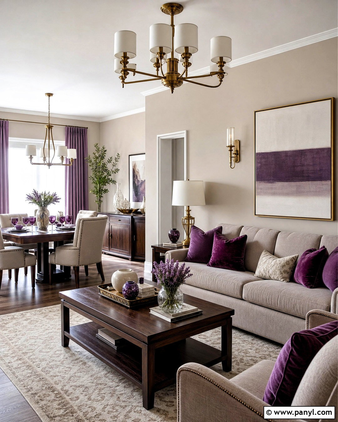 Lavender And Taupe Apartment Color Scheme - 20 apartment color schemes