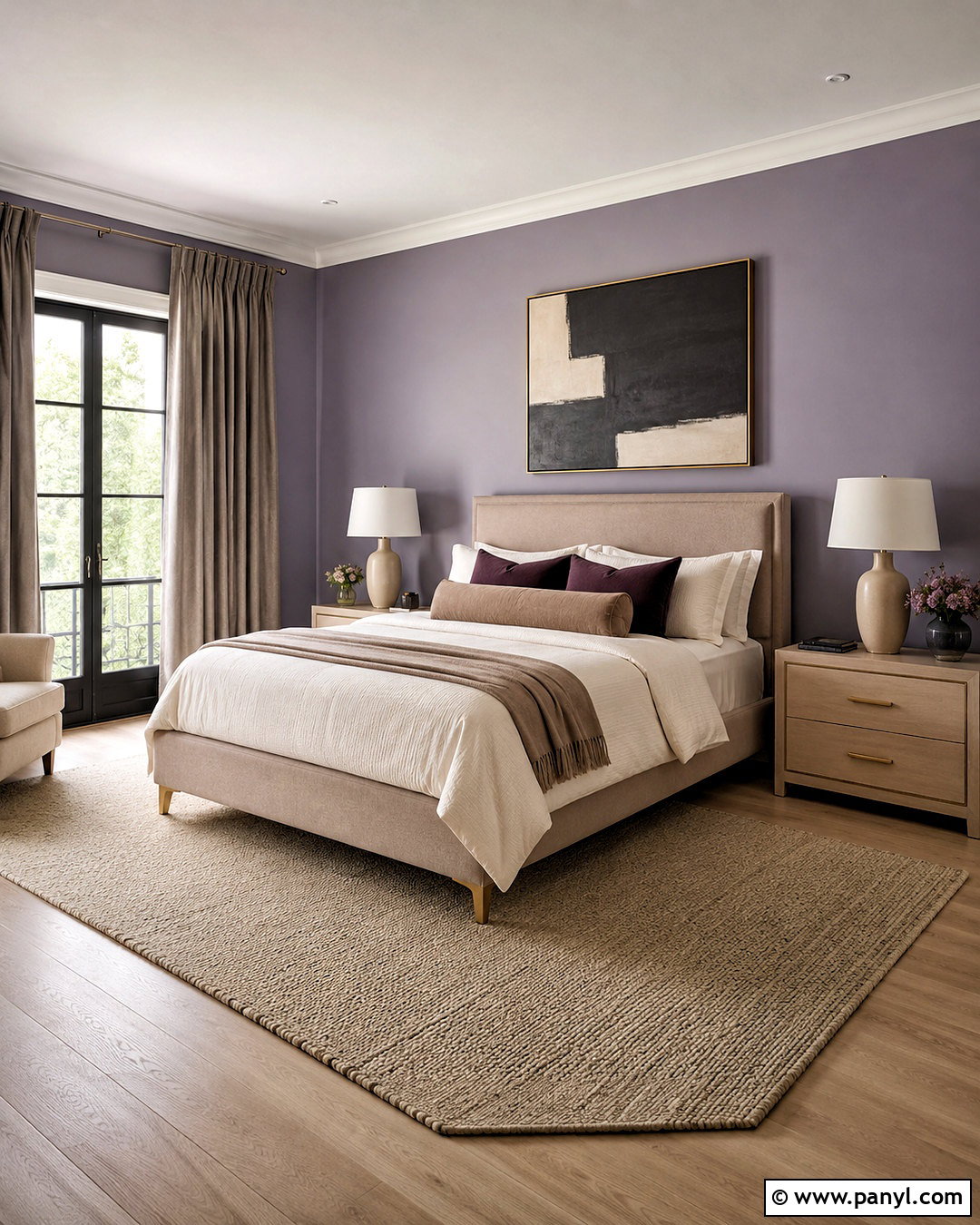 Lavender And Warm Taupe Color Combination - 20 color combination for home ideas