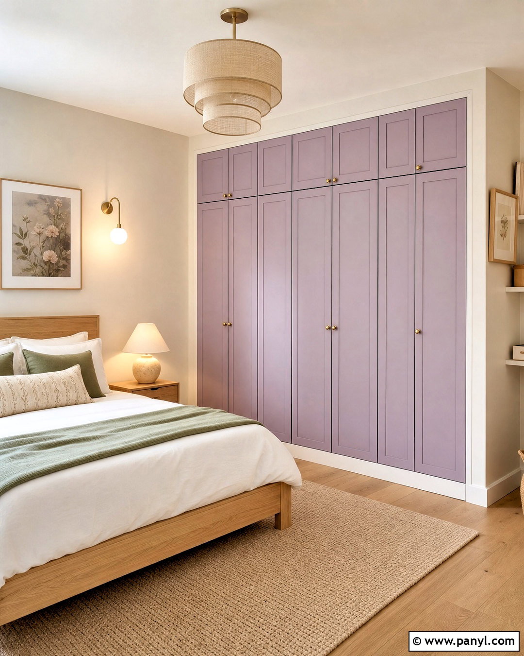 Lavender And White Wardrobe - 20 wardrobe colour ideas bedrooms