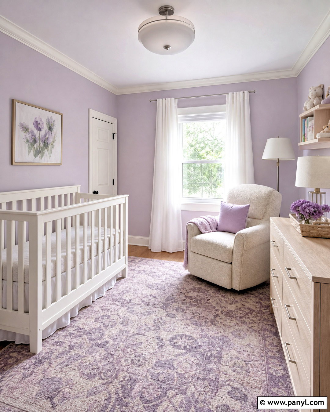 Lavender Baby Girl Bedroom Paint - 20 baby girl bedroom paint ideas