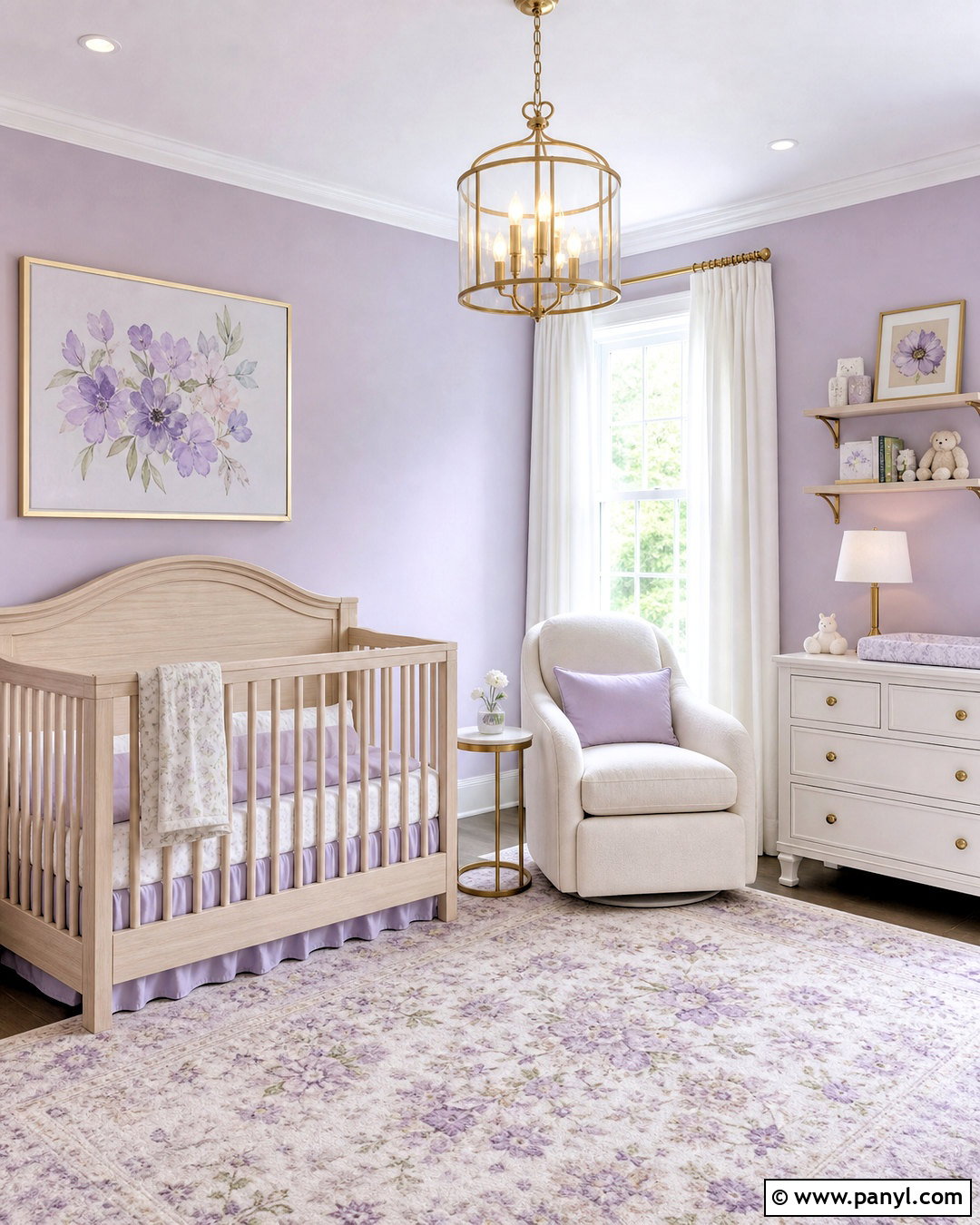 Lavender Baby Girl Room - 20 baby girl room paint ideas