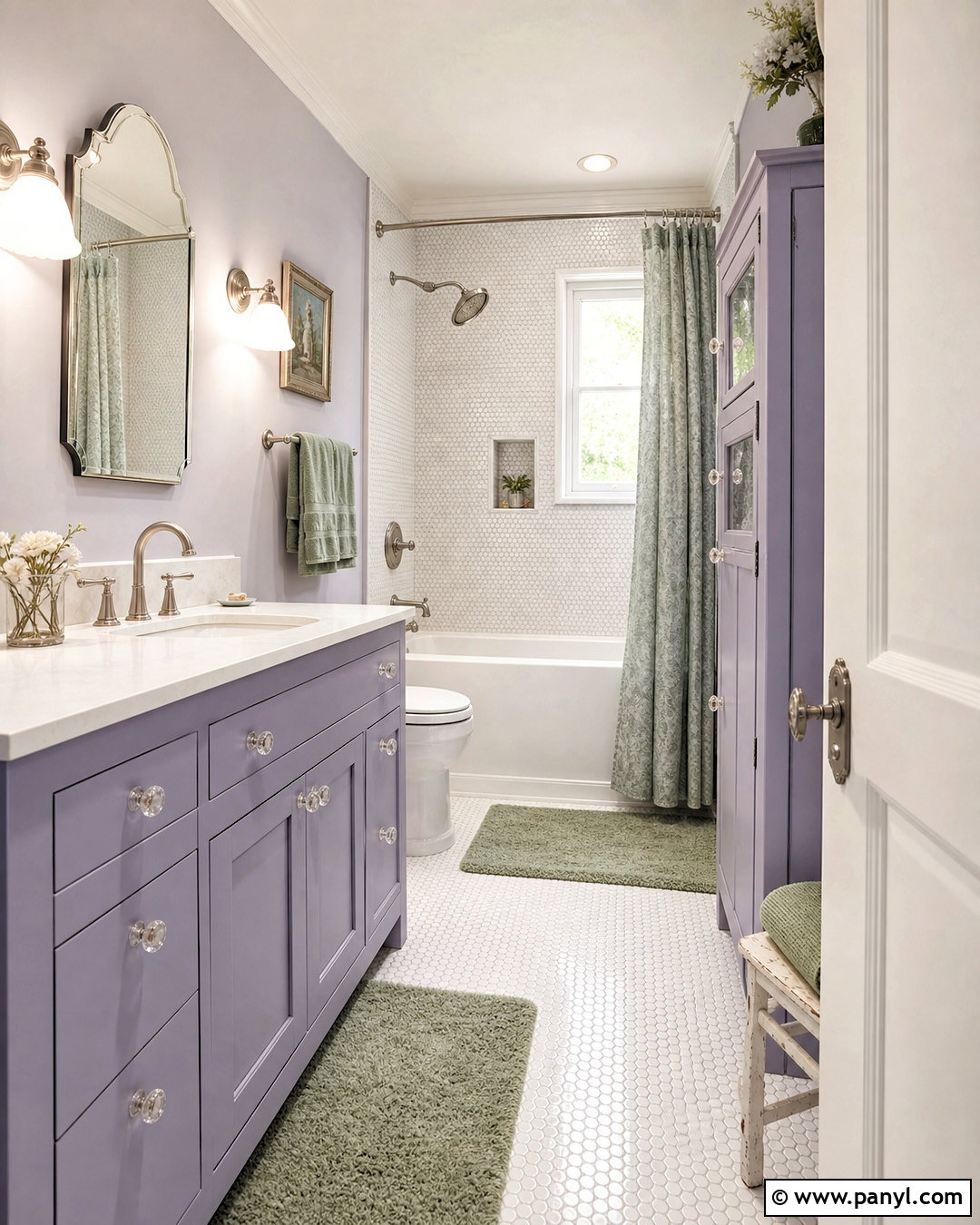 Lavender Bathroom - 20 fun bathroom colors