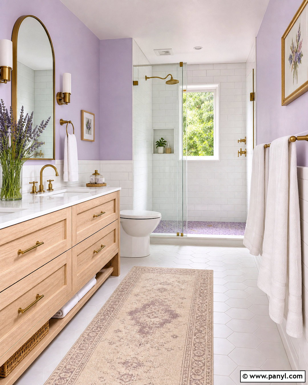 Lavender Bathroom - 20 lavender room ideas