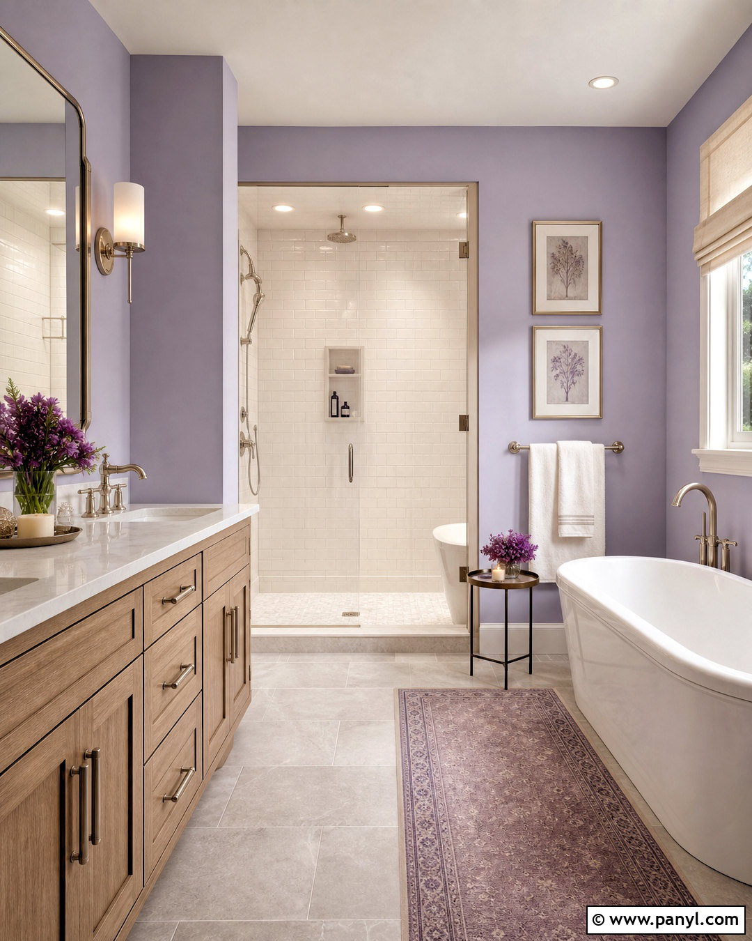 Lavender Bathroom Color Scheme - 20 bathroom color scheme inspiration ideas