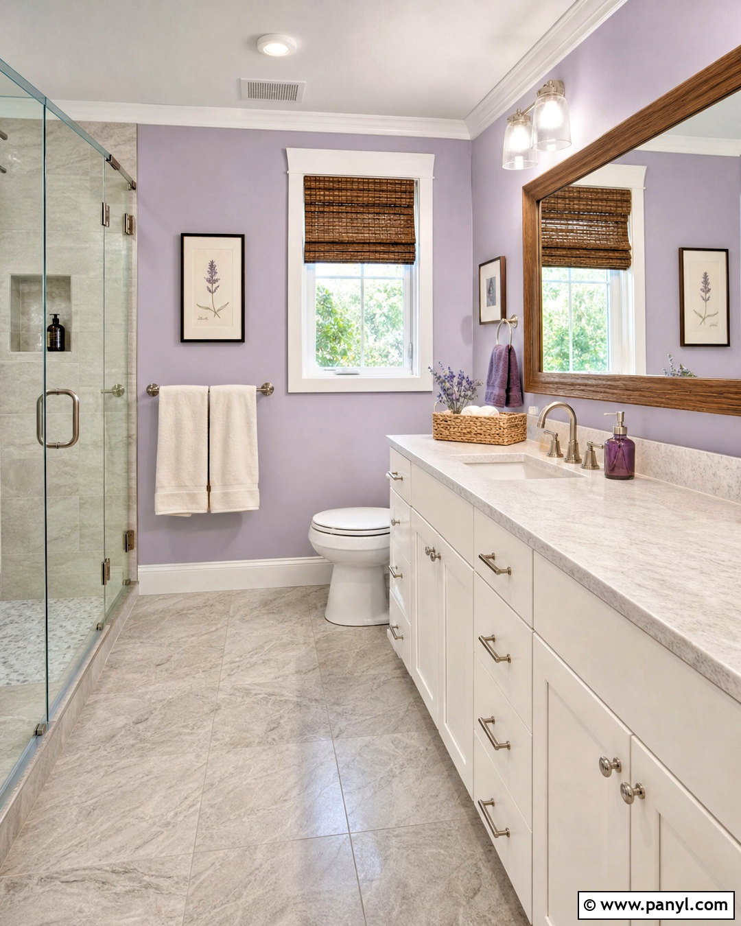 Lavender Bathroom Paint - 20 bathroom paint inspiration ideas
