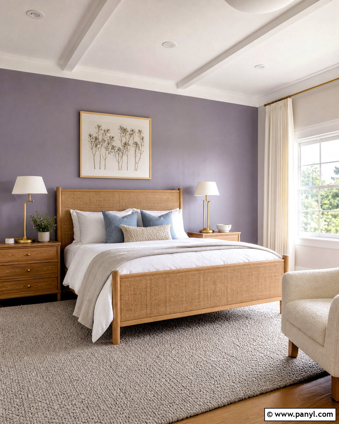 Lavender Bedroom Accent Wall - 20 bedroom accent wall paint colors