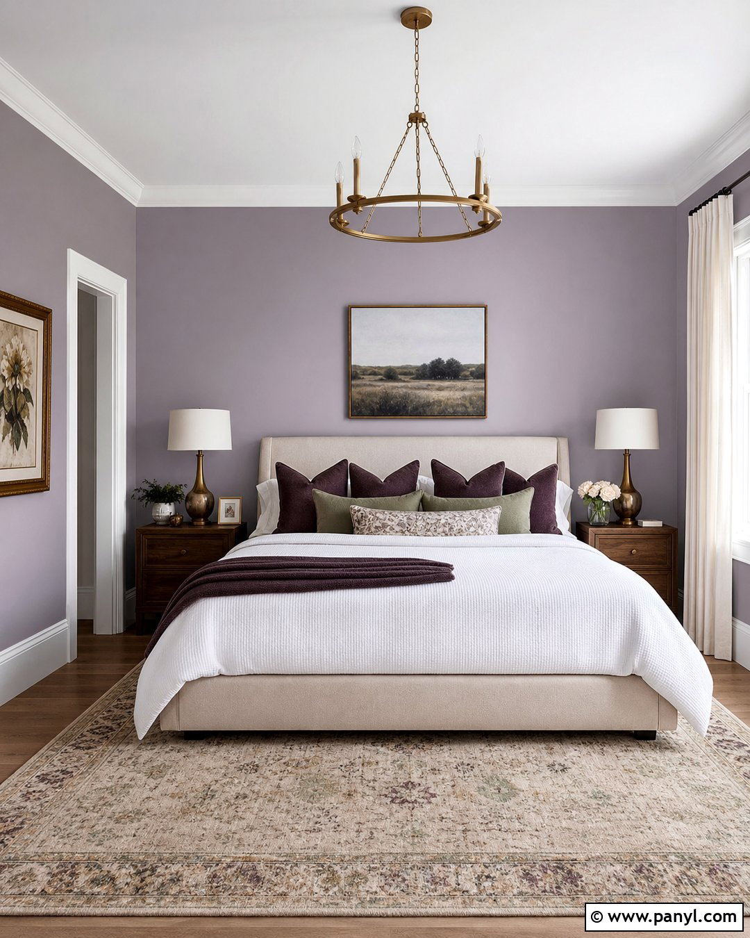 Lavender Bedroom Walls - 30 room wall color ideas bedrooms