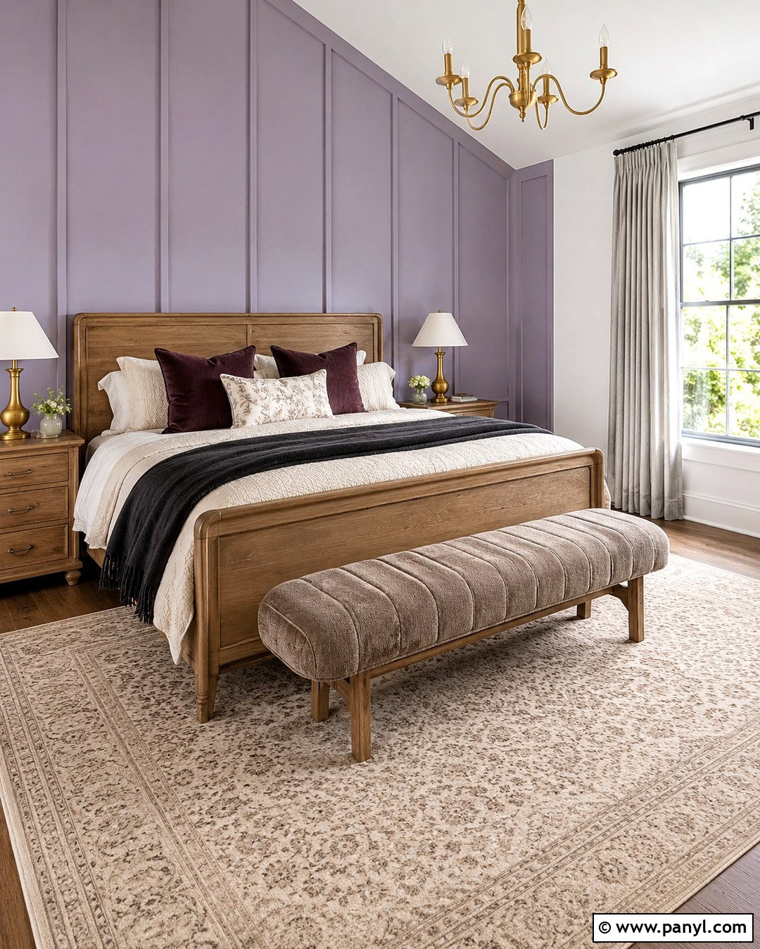 Lavender Board And Batten Bedroom - 20 Board And Batten Color Ideas Accent Wall Ideas