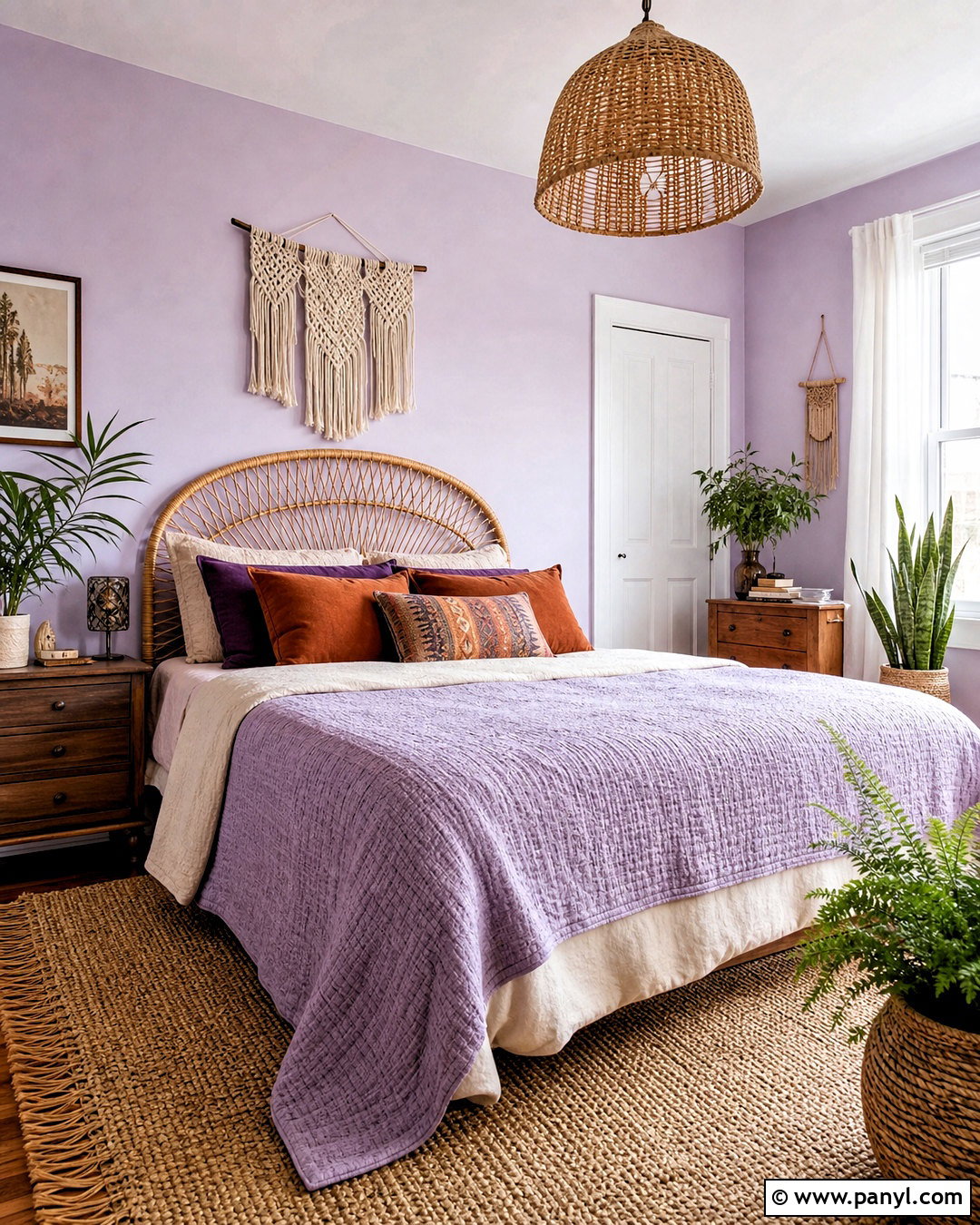 Lavender Boho Bedroom - 20 lavender room ideas