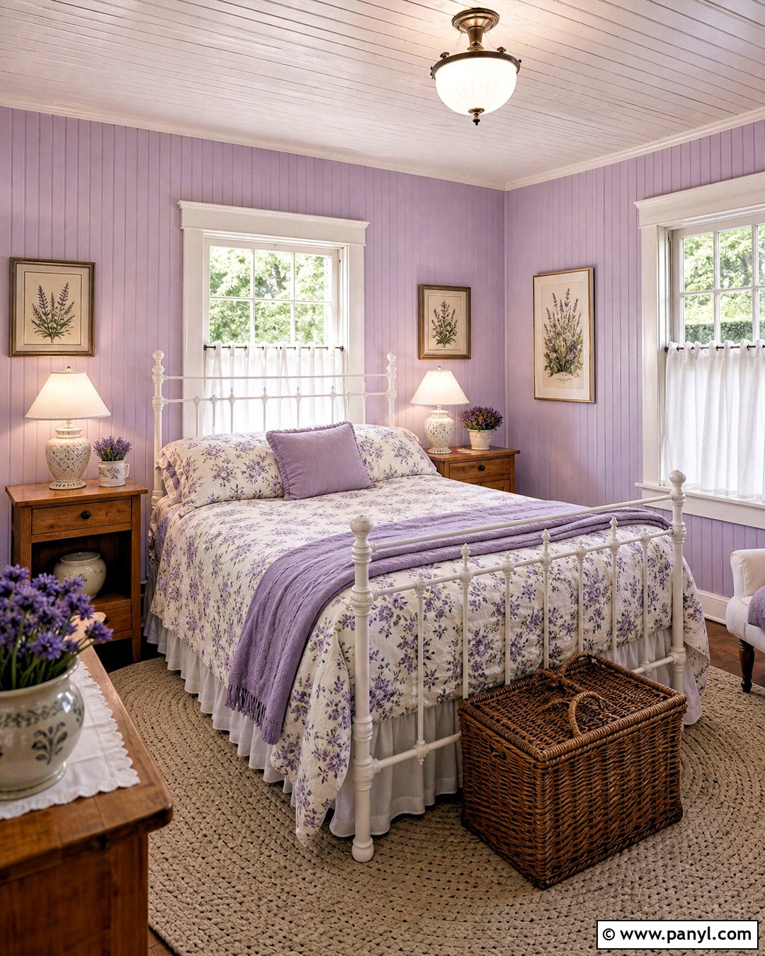 Lavender Cottage Bedroom - 20 lavender room ideas
